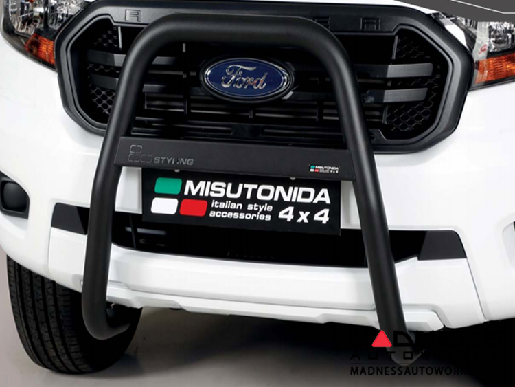 Ford Ranger Bull Bar - High Medium - 63mm - Black Powdercoat